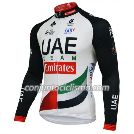 Maillot mangas largas 2018 Team UAE N001